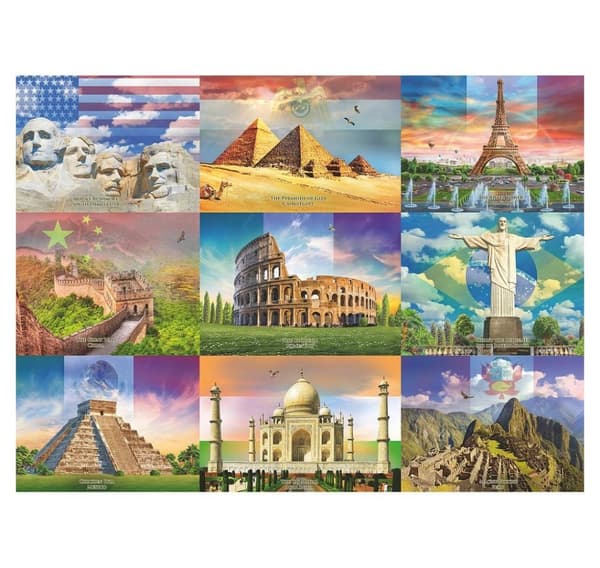 Ravensburger puslespil 200 brikker monumenter