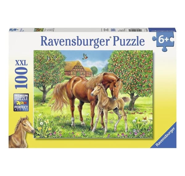 Ravensburger puslespill 100 stk Hester