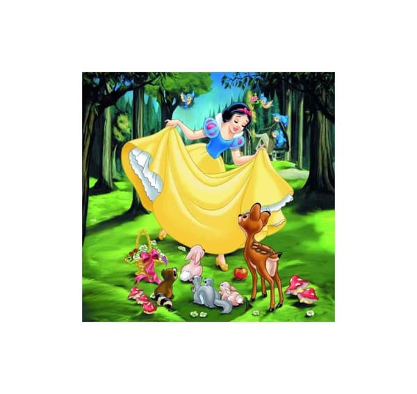 Ravensburger puslespil 3x49 stk Snehvide og Askepot