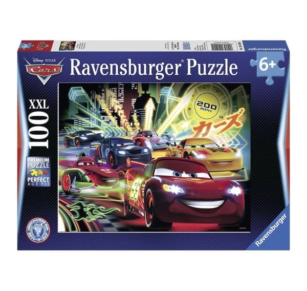Ravensburger puslespil 100 stk Biler