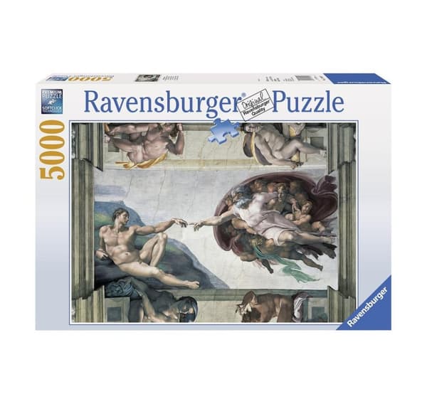 Ravensburger palapeli 5000 palaa Adamin luomus