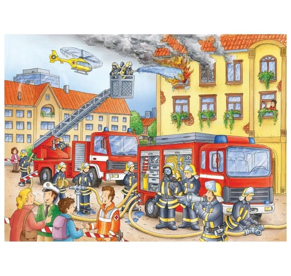 Ravensburger palapeli 100 kpl Palokunta