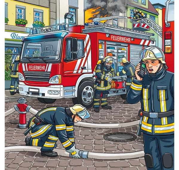 Ravensburger puslespil 3x49 stk Redningstjeneste