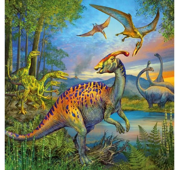 Ravensburger puslespil 3x49 stk Dinosaurer