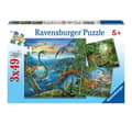 Miniatyrbillede 1 af 4: Ravensburger puslespil 3x49 stk Dinosaurer