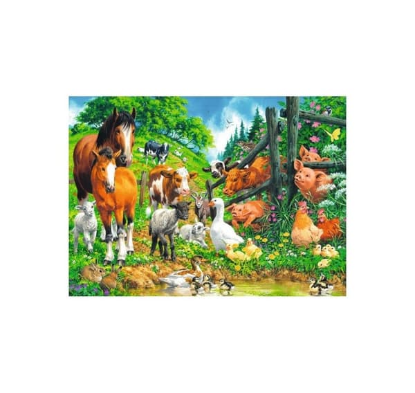 Ravensburger puslespil 100 stk. Indsamling af dyr