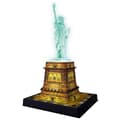 Miniatyrbillede 1 af 7: Ravensburger Liberty Statue Night Edition Gåde 3d Gylden