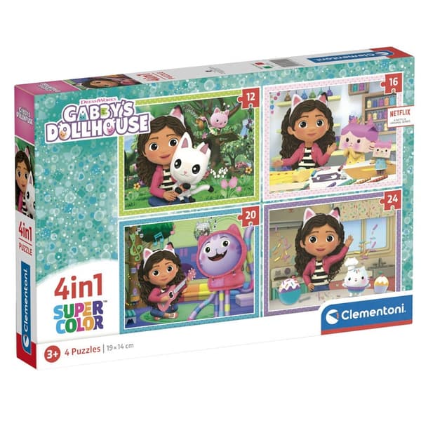 Gabbys Dollhouse puzzle 12-16-20-24pcs