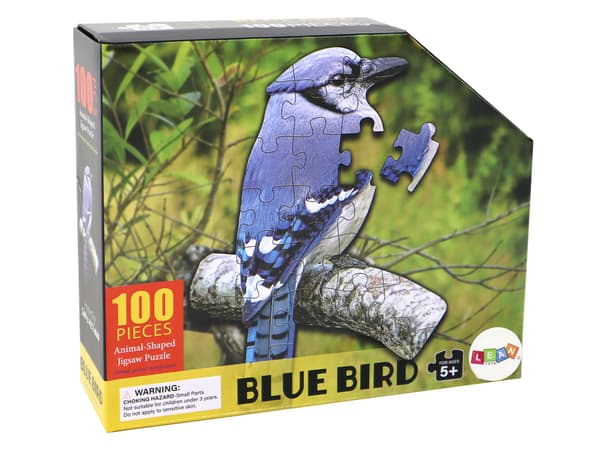 Puslespil 100 brikker Blue Bird Animals Theme