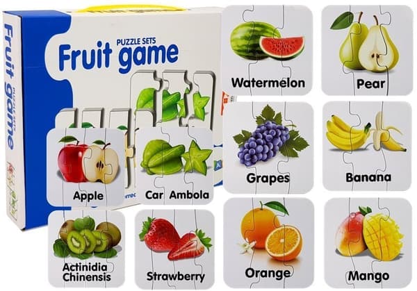 Pedagogiskt pussel Fruit Puzzle 10 Connections