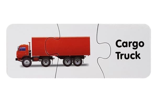 Pædagogisk puslespil Transport Jigsaw 10 forbindelser