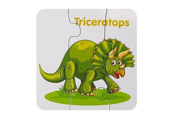 Pædagogisk puslespil Dinosaurer engelsk 10 forbindelser