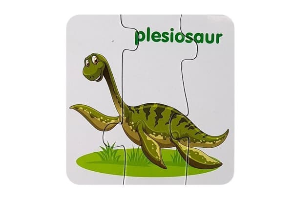 Pædagogisk puslespil Dinosaurer engelsk 10 forbindelser