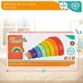 Miniatyrbild 7 av 7: Child's Wooden Puzzle Woomax Rainbow 8 Pieces 4 Units