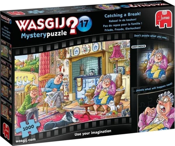 Wasgij Mystery 17 Rack i køkkenet! puslespil - 1000 brikker
