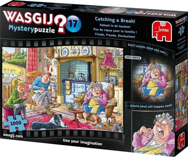 Wasgij Mystery 17 Rack i køkkenet! puslespil - 1000 brikker