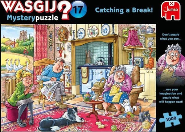 Wasgij Mystery 17 Rack i køkkenet! puslespil - 1000 brikker