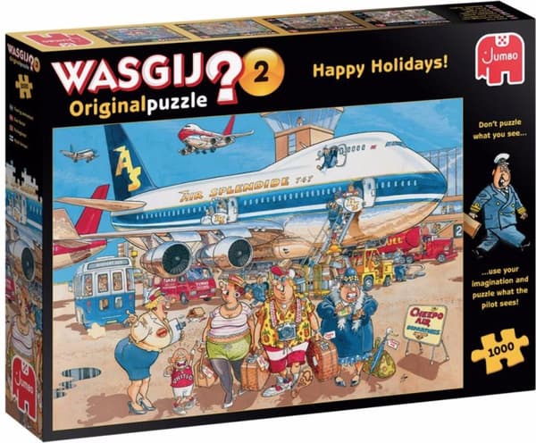 Jumbo Wasgij Original 2 - Happy Holidays - puslespil 1000 brikker
