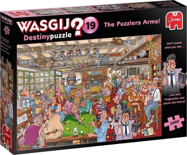 Wasgij Destiny 19 Café De Puzzelhoek! puslespil - 1000 brikker
