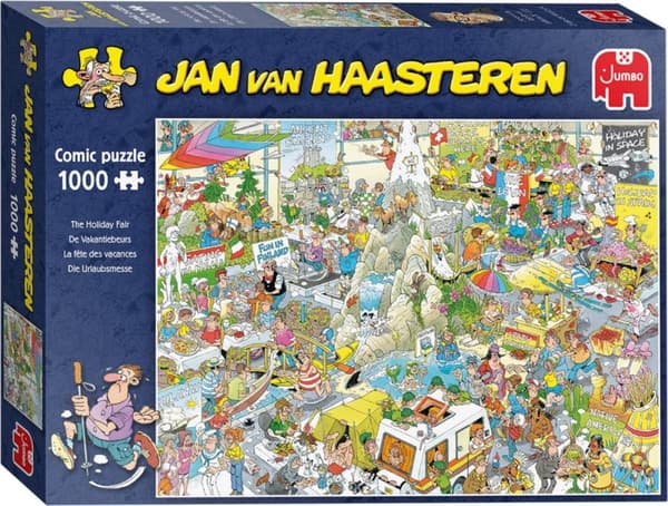 Jan van Haasteren Vakantiebeurs-puslespillet - 1000 brikker