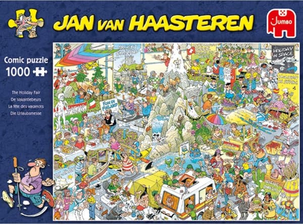 Jan van Haasteren Vakantiebeurs-puslespillet - 1000 brikker