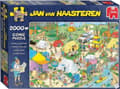 Miniatyrbillede 8 af 8: Jan van Haasteren Camping i skoven puslespil - 2000 brikker