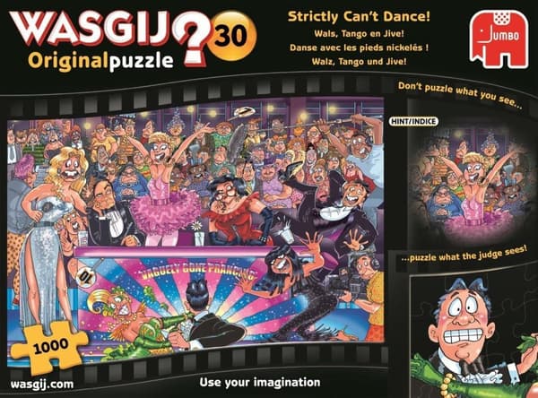Wasgij Original 30 Vals, Tango og Jive! puslespil - 1000 brikker