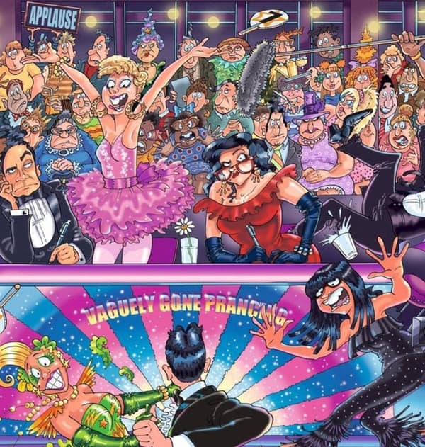 Wasgij Original 30 Vals, Tango og Jive! puslespil - 1000 brikker