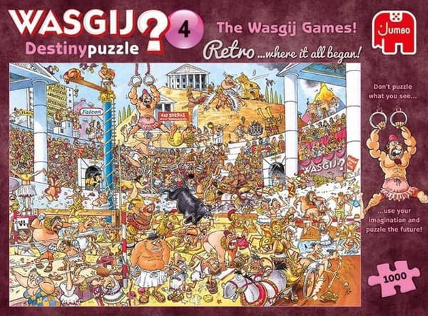 Wasgij Retro Destiny 4 1000 stk