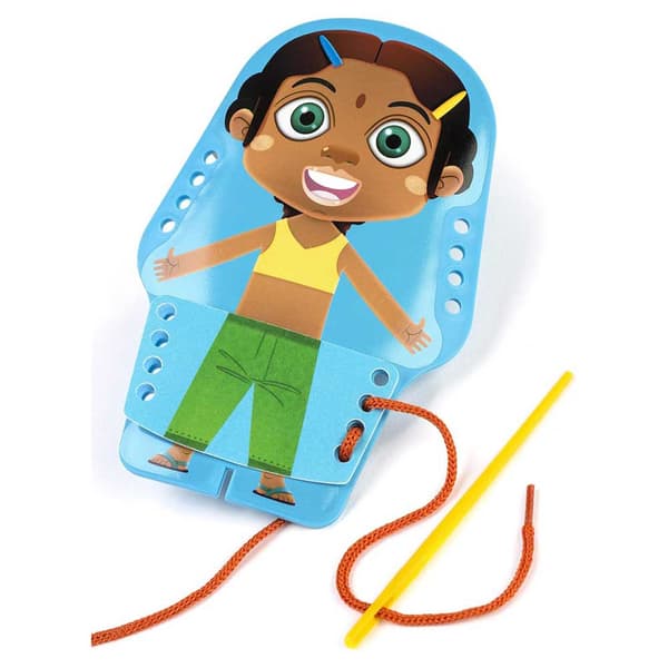 Miniland Flexi World Kids Pussel Blå