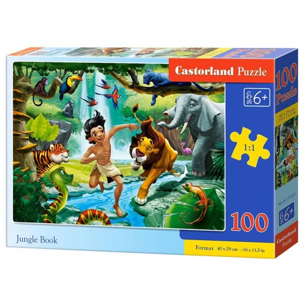 Puslespil 100 jungle bog