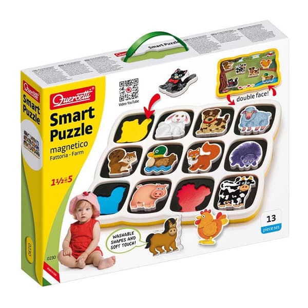 Quercetti Smart Magnetisk Odla Puzzle Guld