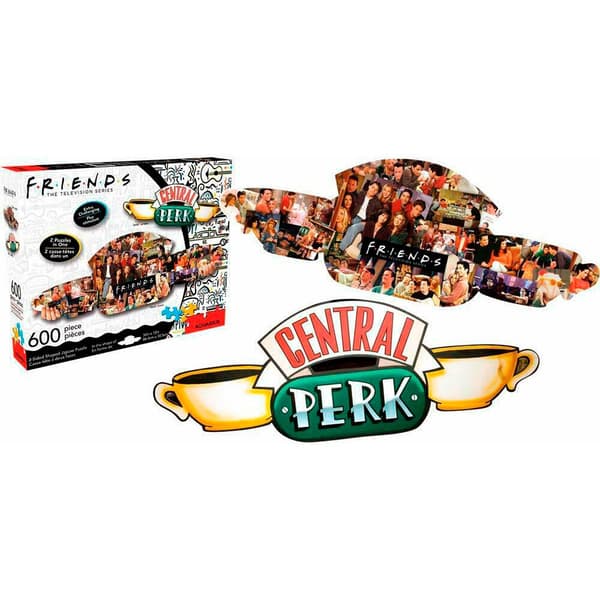 Friends Central Perk Collage 600 Stykke Gåde Flerfarvet