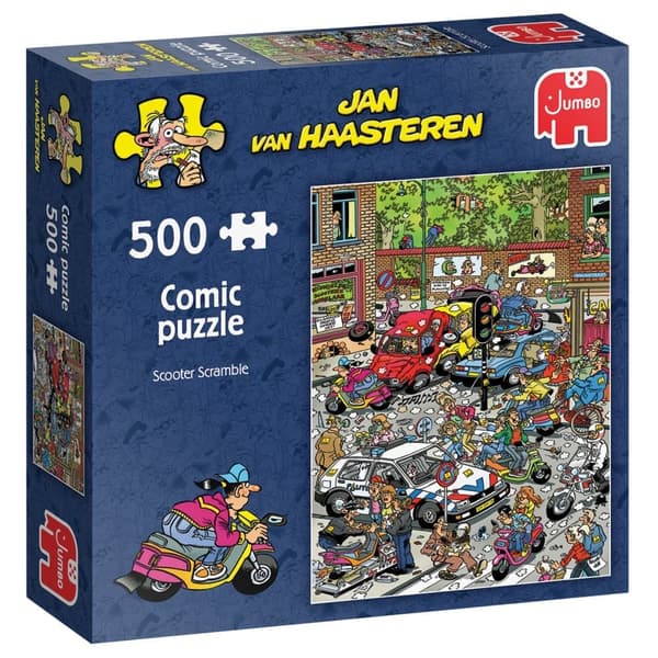 Jan Van Haasteren 500 Bitar Pussel - Scooter Scramble