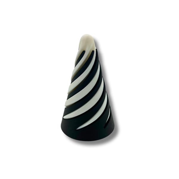 Impossible pass through spiral cone 3D Printed