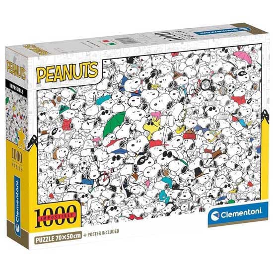 Clementoni Pussel Impossible Peanuts 1000 Pieces Flerfärgad