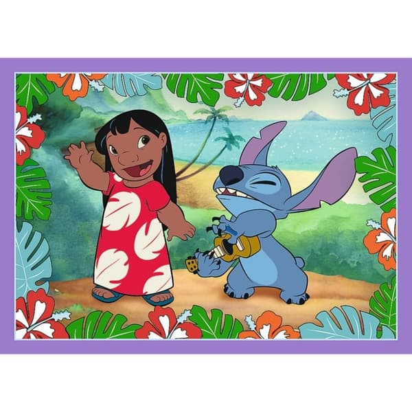 Trefl Disney Stitch 4in1 pussel 35-70 bitar