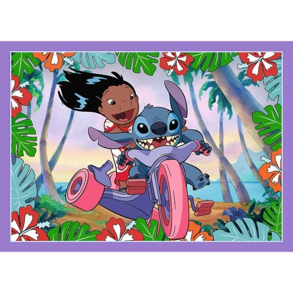Trefl Disney Stitch 4in1 pussel 35-70 bitar