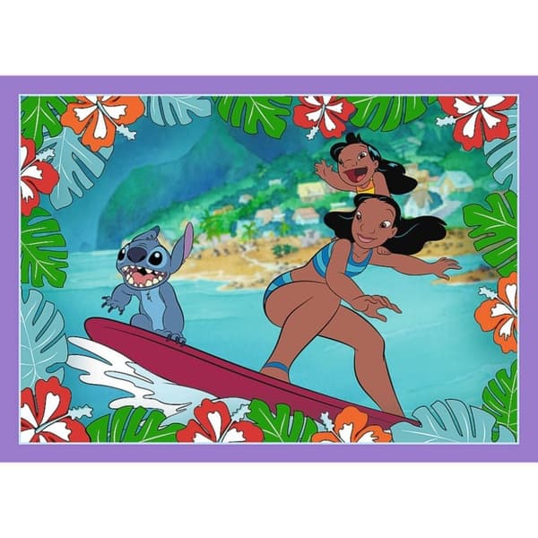 Trefl Disney Stitch 4in1 pussel 35-70 bitar
