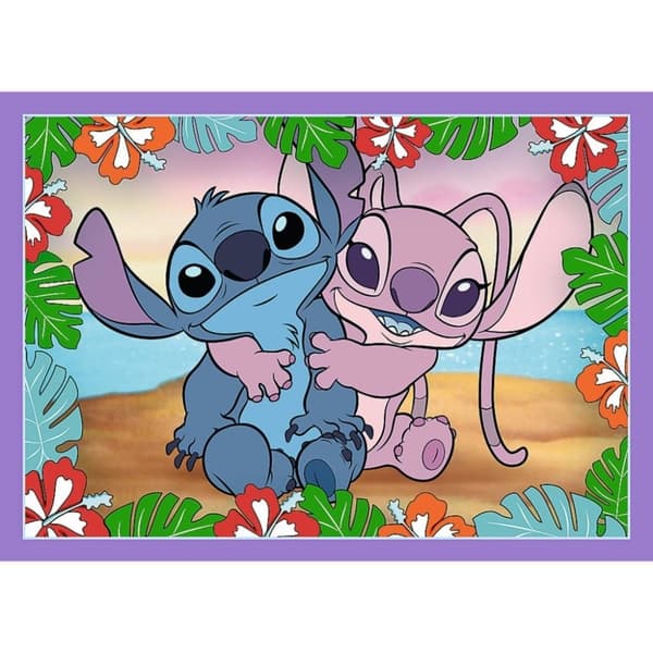 Trefl Disney Stitch 4in1 pussel 35-70 bitar