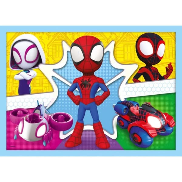 Trefl Spidey and Friends 4i1 puslespil 12-24 brikker