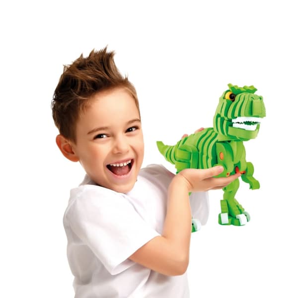 Toi-Toys Craft Puzzle Dinosaur 25,8 Cm Grøn 104 dele