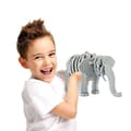 Miniatyrbild 4 av 6: Toi-toys 3D Pussel Elephant Junior 31,5 Cm Foam Grey 75-bitar