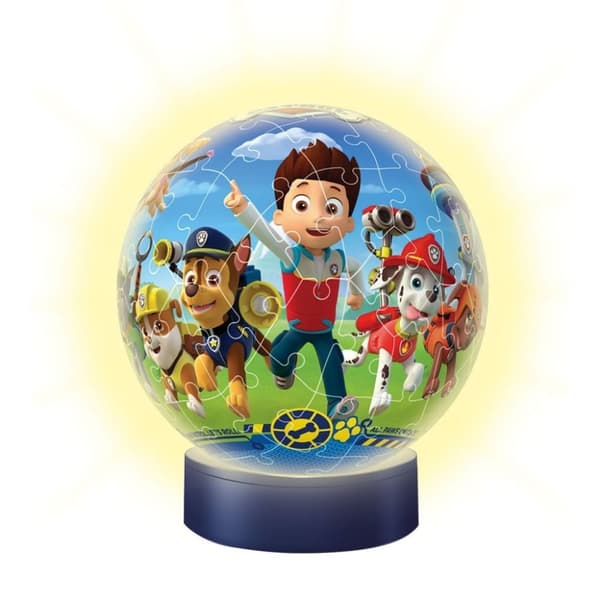 Ravensburger 3D-pussel Paw Patrol 74 bitar + ljus