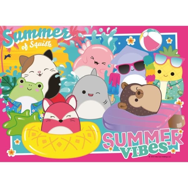 Ravensburger 4-i-1 puslespil Squishmallows 4x100 brikker
