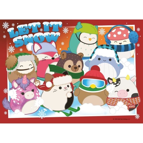 Ravensburger 4-i-1 puslespil Squishmallows 4x100 brikker