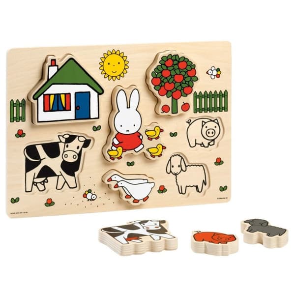 Miffy træpuslespil 7 brikker