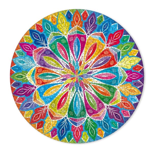 Grafix Mandala rundt puslespil 1000 brikker