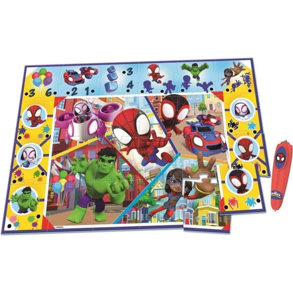 Clementoni Floor Puzzle Spidey and Friends 24 bitar + interaktiv penna