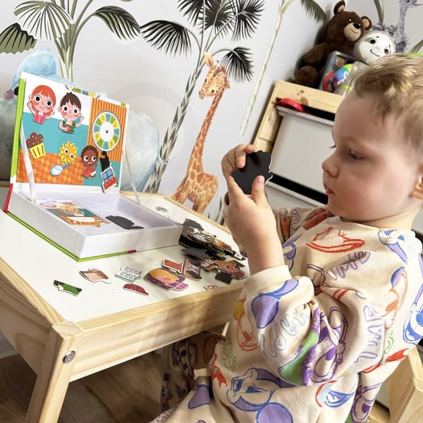 TOOKY TOY Träpussel Magnetisk låda